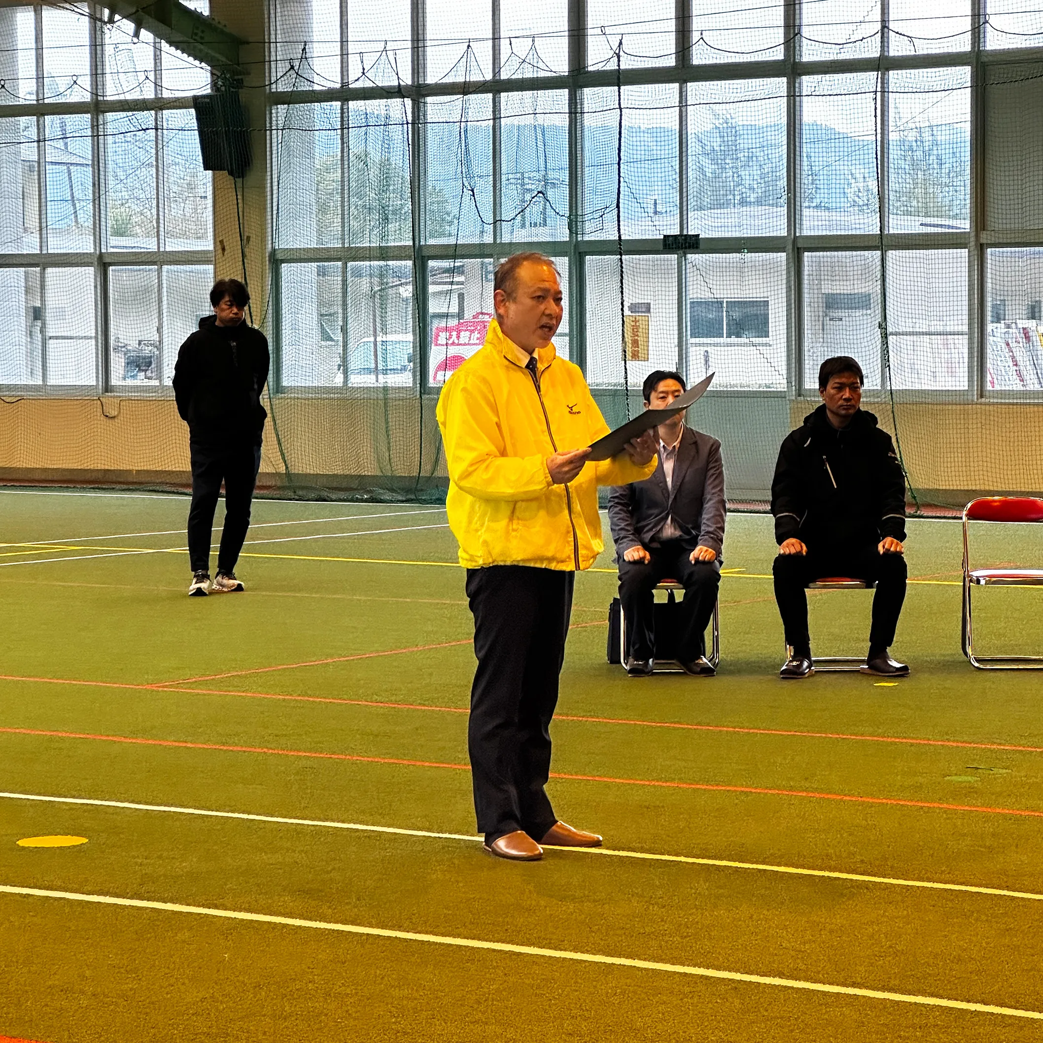 竹山課長による歓迎のご挨拶