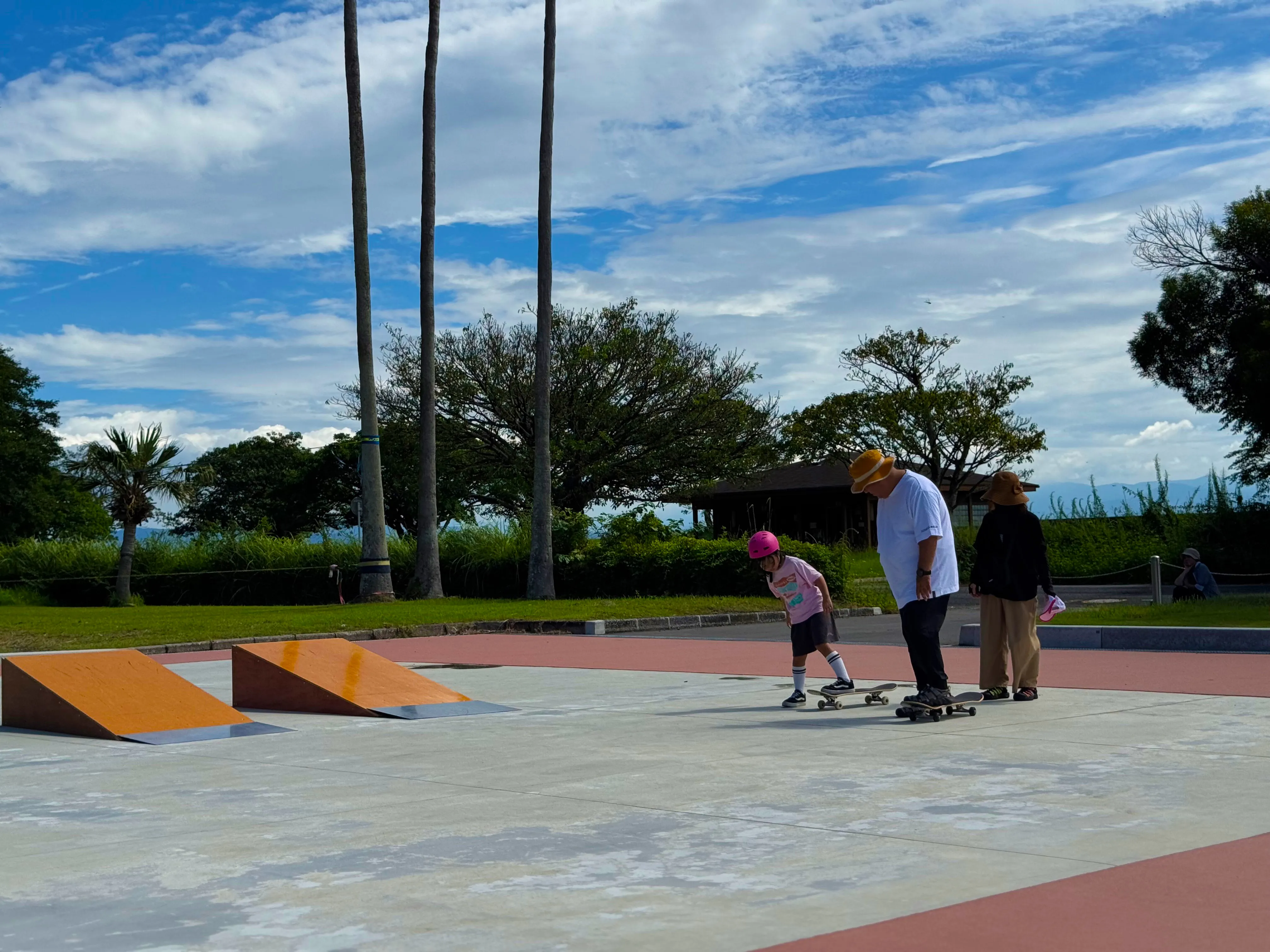 家族で楽しむ様子